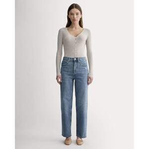 NWT Everlane Women's Way-High® Jean in Distressed, Size 8/29